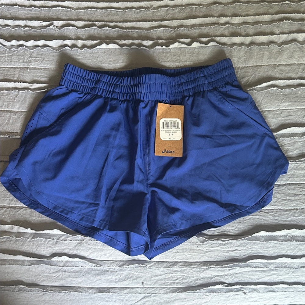 ASICS Women's Athletic Shorts in Vibrant Blue